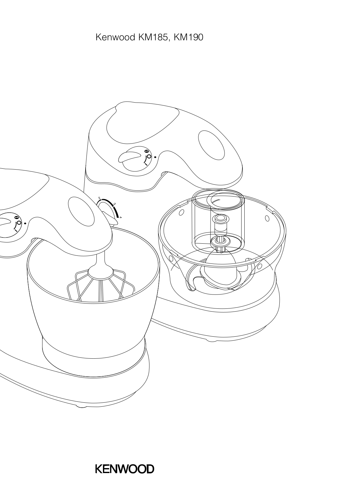 KENWOOD KM185, KM190 User Manual