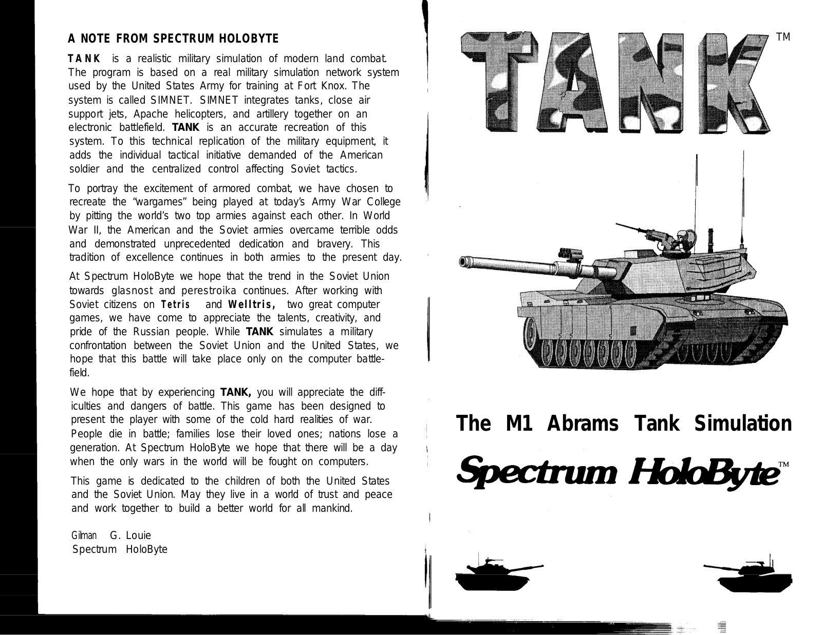 Games PC TANK User Manual