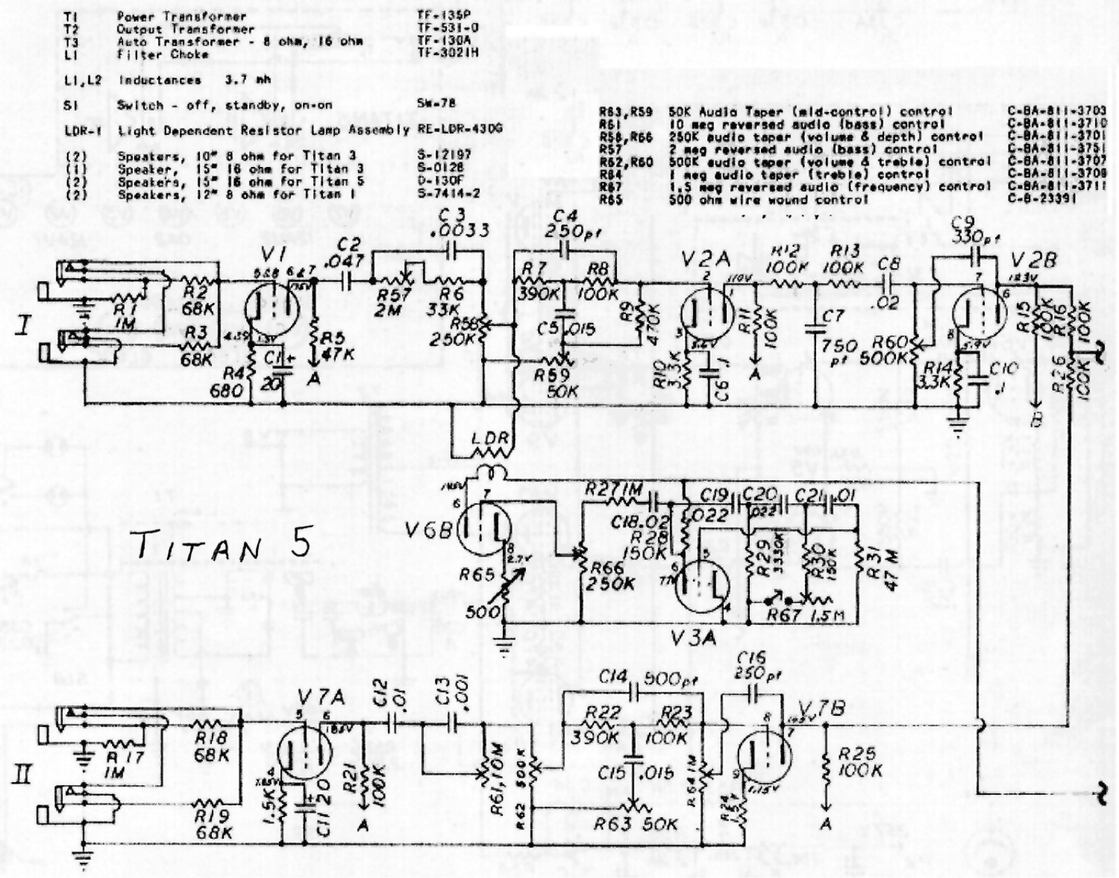 Gibson titan5 schematic