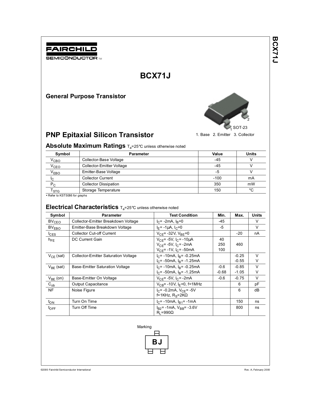 Fairchild BCX71J service manual