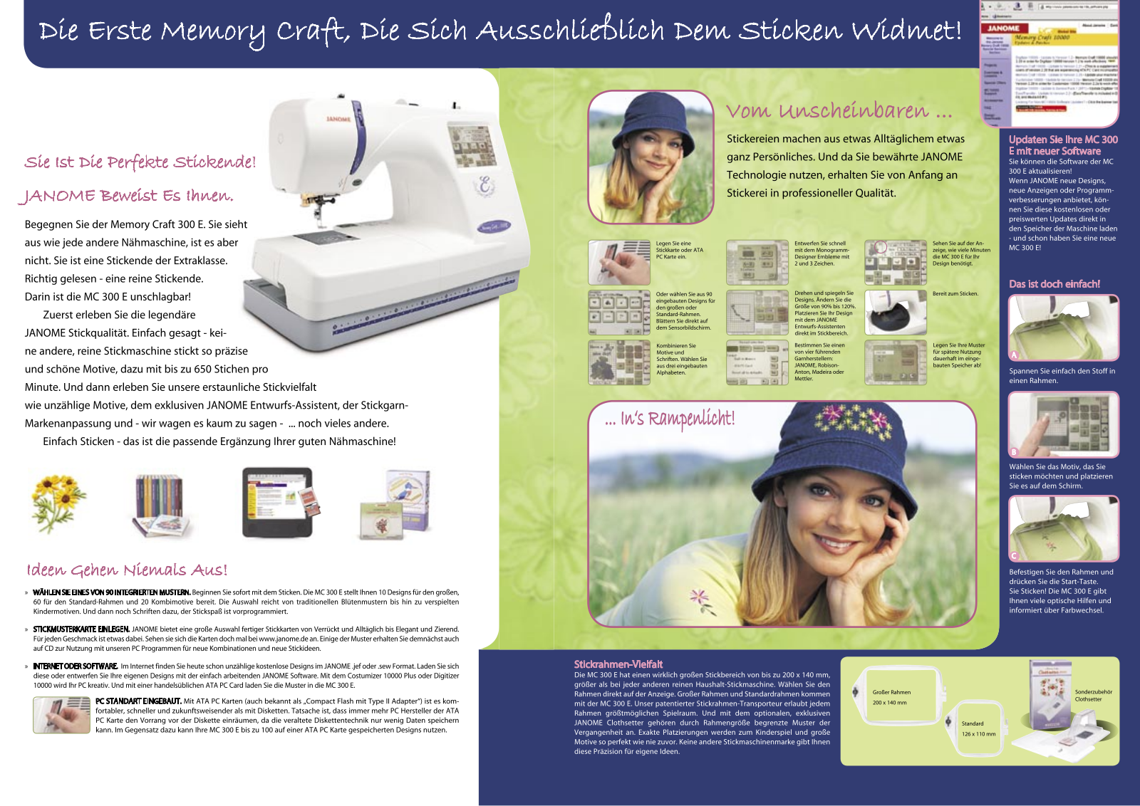 Janome MC 300E BROCHURE