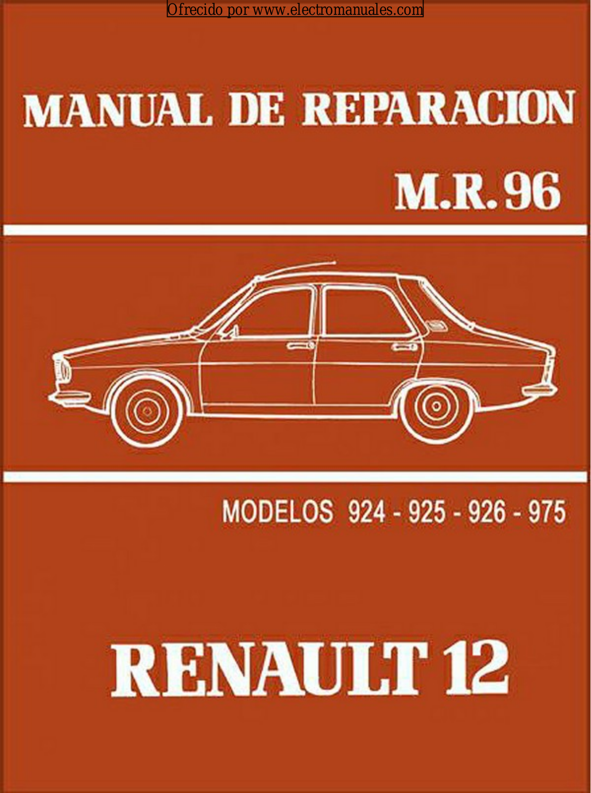 RENAULT R12 1300cc y 1400cc