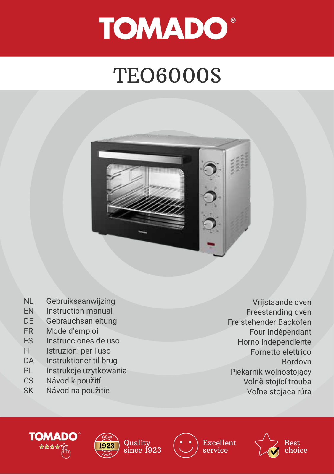 Tomado TEO6000S User guide - ManualMachine.com