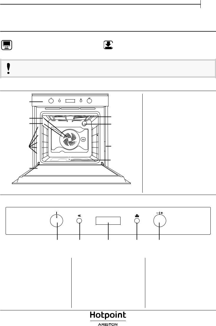 HOTPOINT/ARISTON FI7 861 SP IX HA Daily Reference Guide