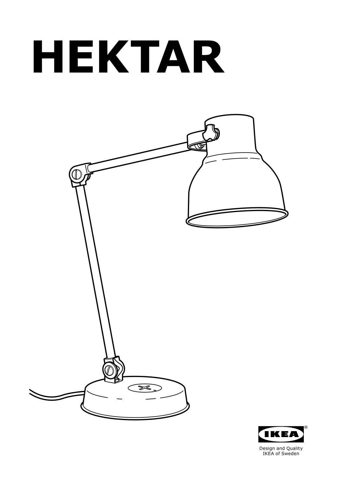 IKEA HEKTAR User Manual