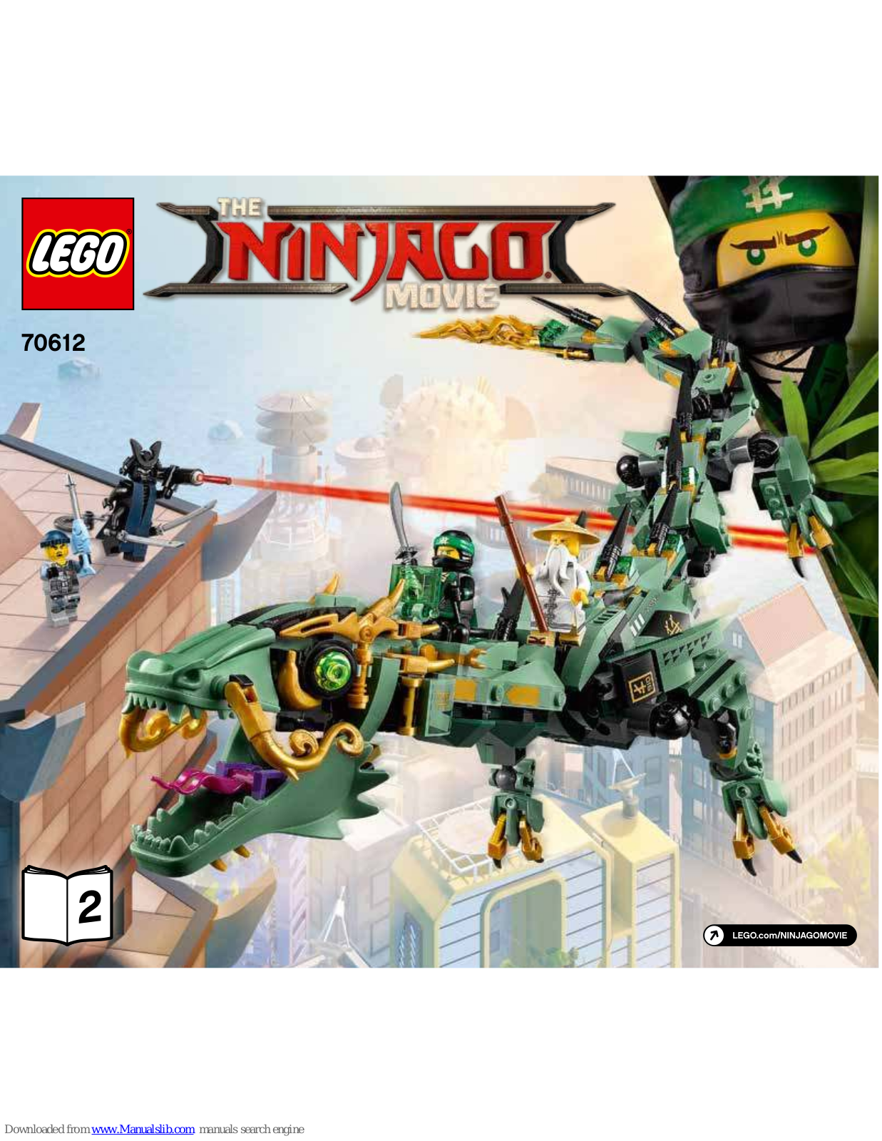 LEGO The Ninjago movie 70612 Assembly Instruction Manual