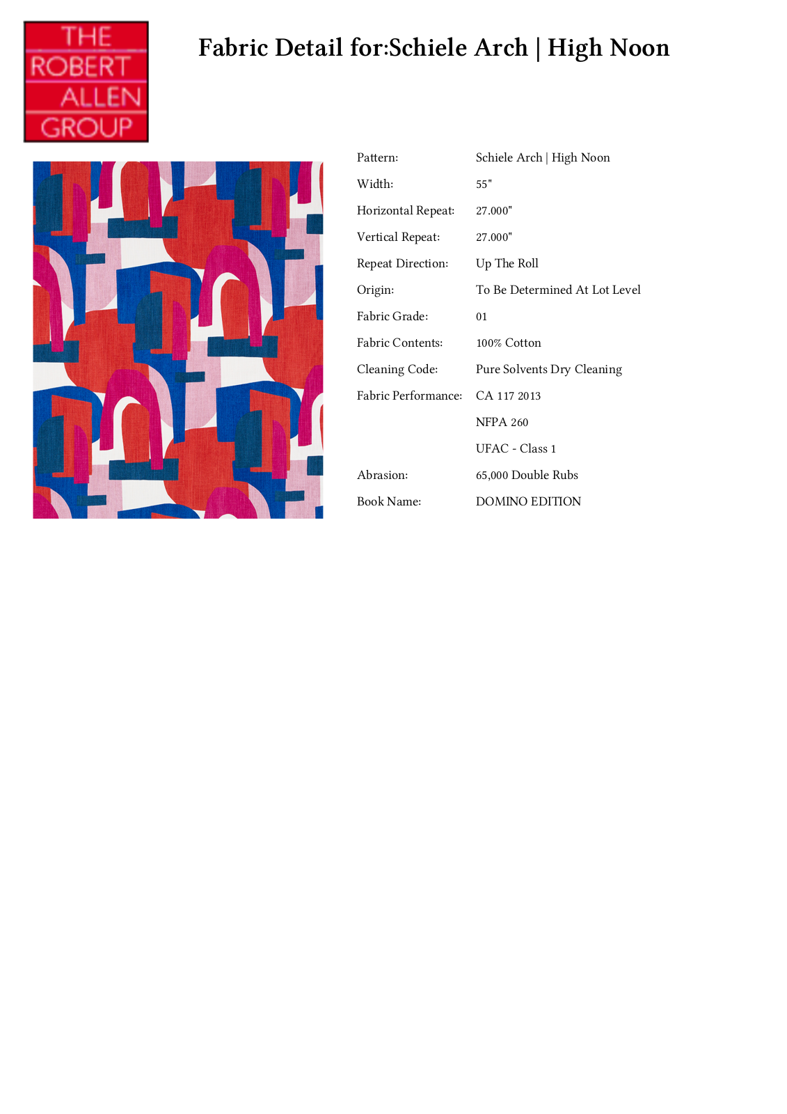 Robert Allen RALF1219 Specifications - ManualMachine.com