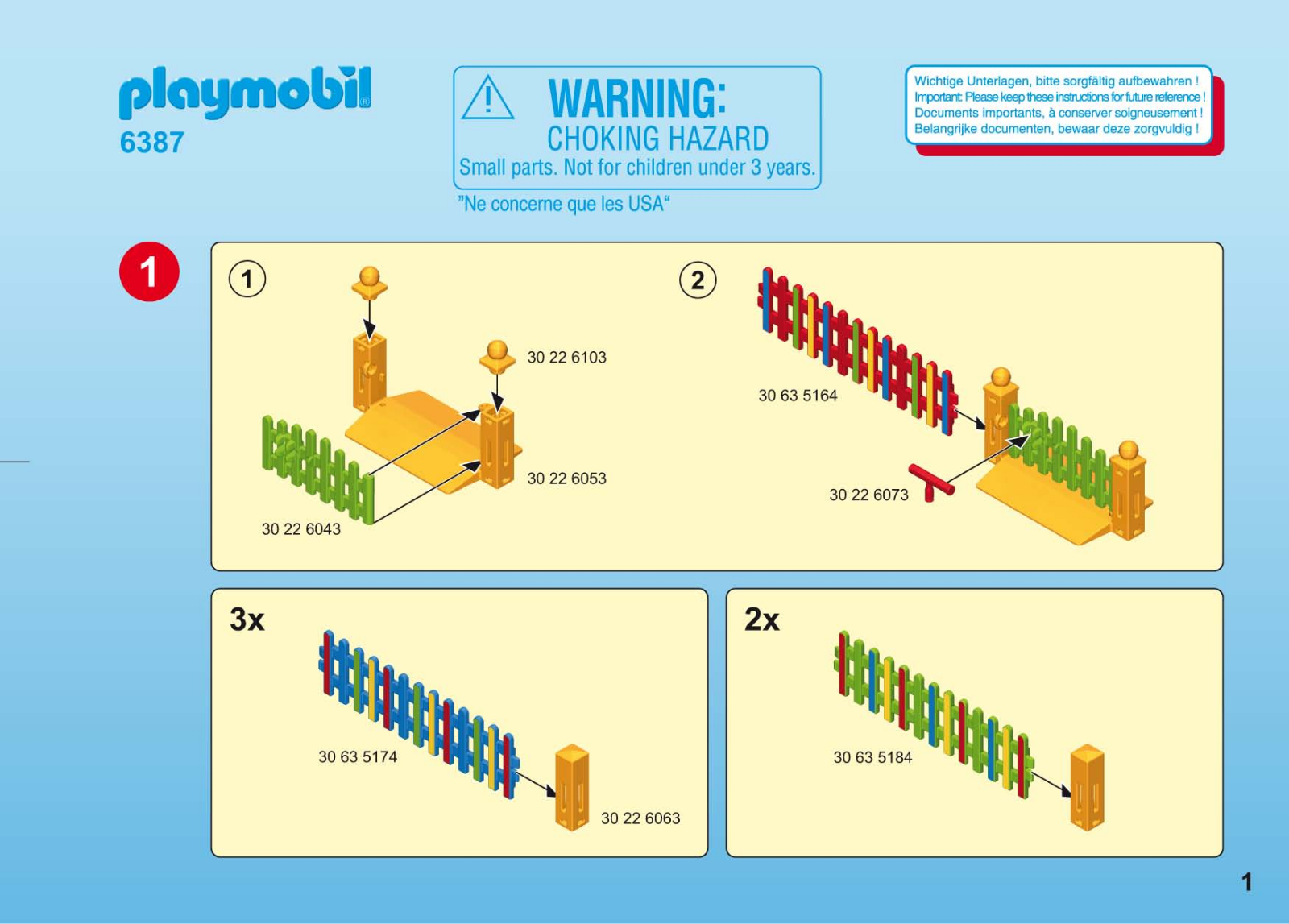 Playmobil 6387 Instructions