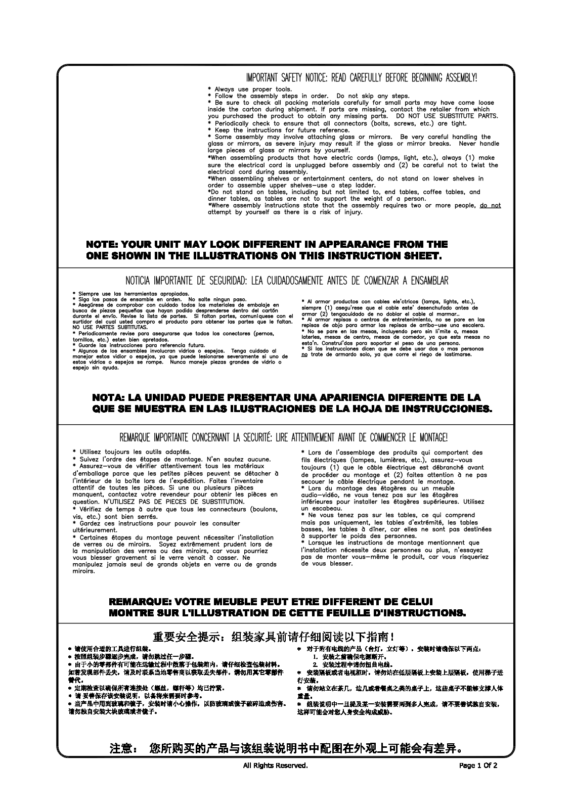 Greyleigh™ W005405580 Installation & Assembly - ManualMachine.com