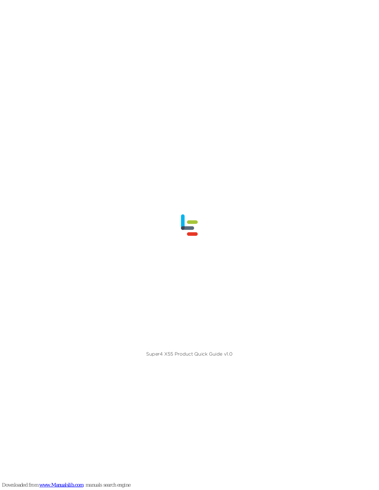 LEECO L554UCNN, Super4 X55 Quick Manual