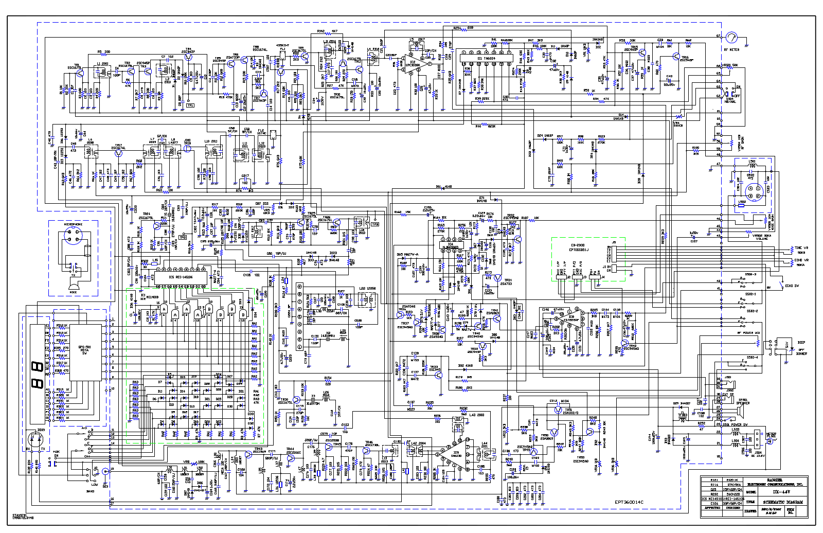 Galaxy dx44v, DX Radios DX44V Schematic