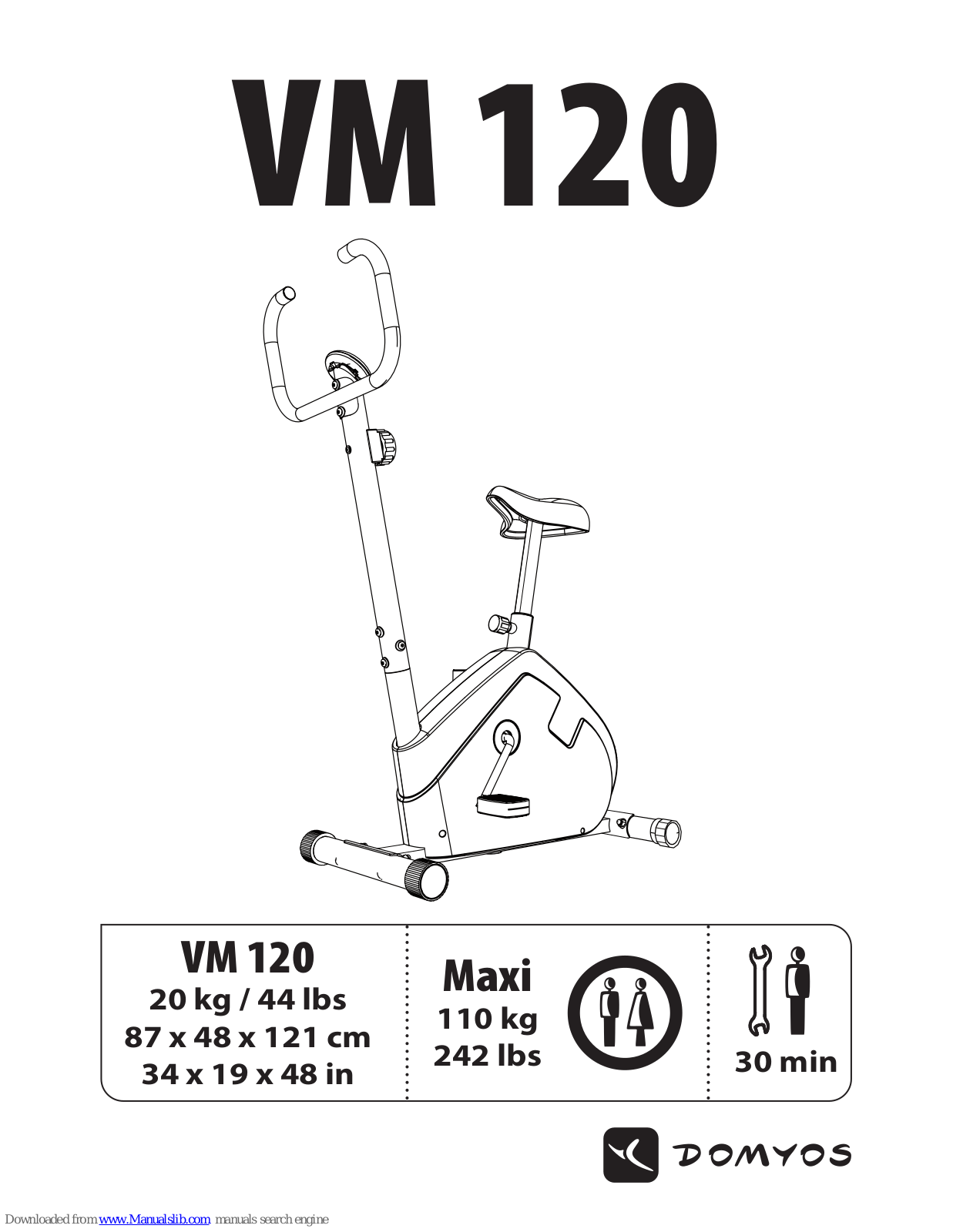 Domyos WM 120 User Manual