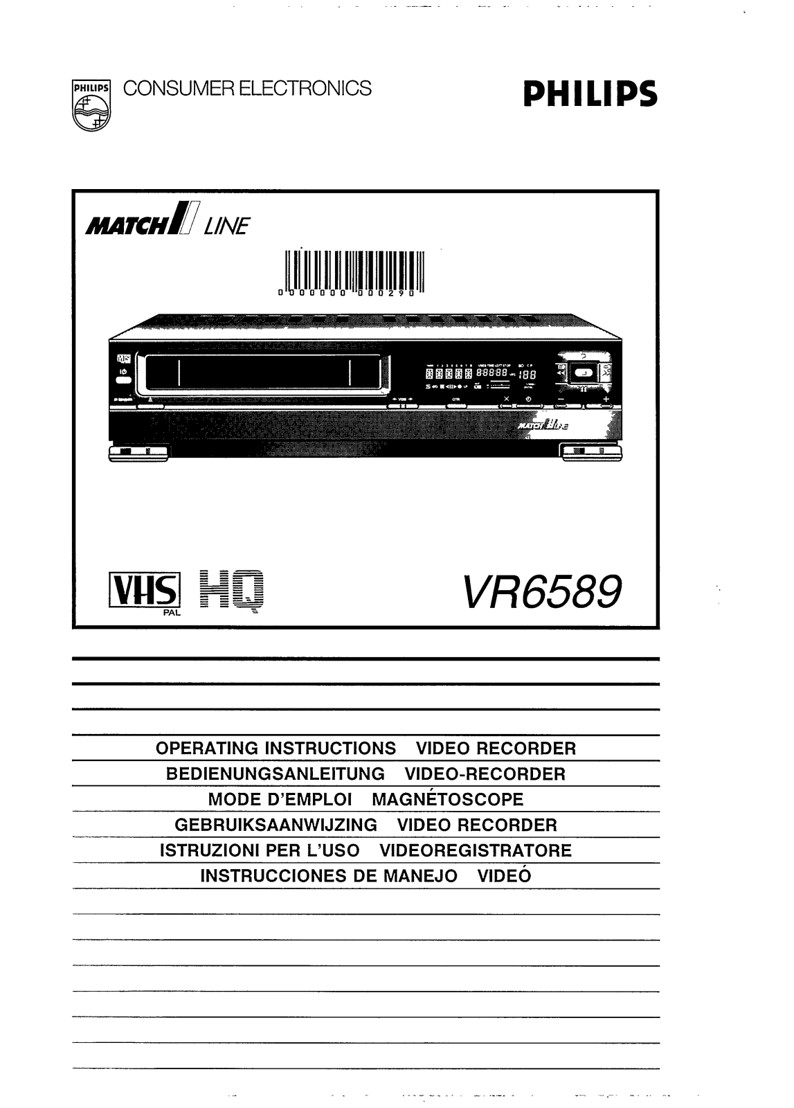 Philips VR6589 User Manual