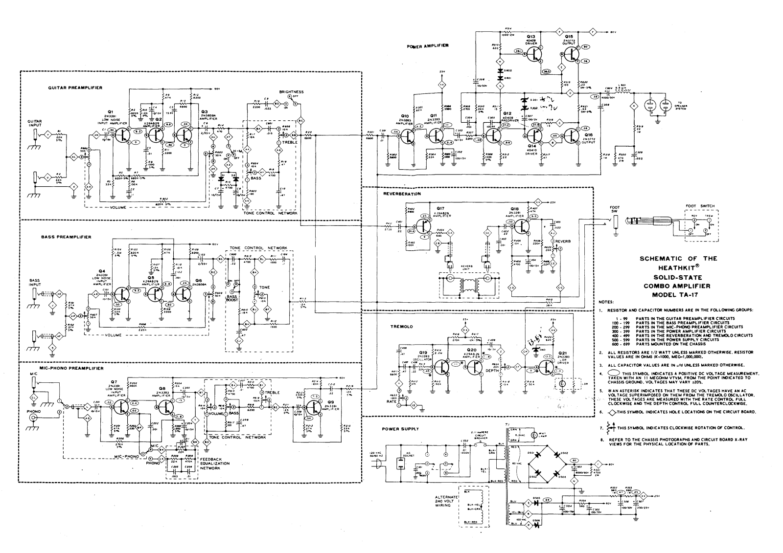 Heathkit ta 17 schematic