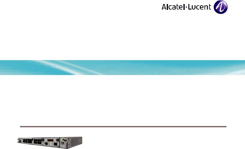 Alcatel-lucent 1850 TSS-5C RELEASE 1 Manual