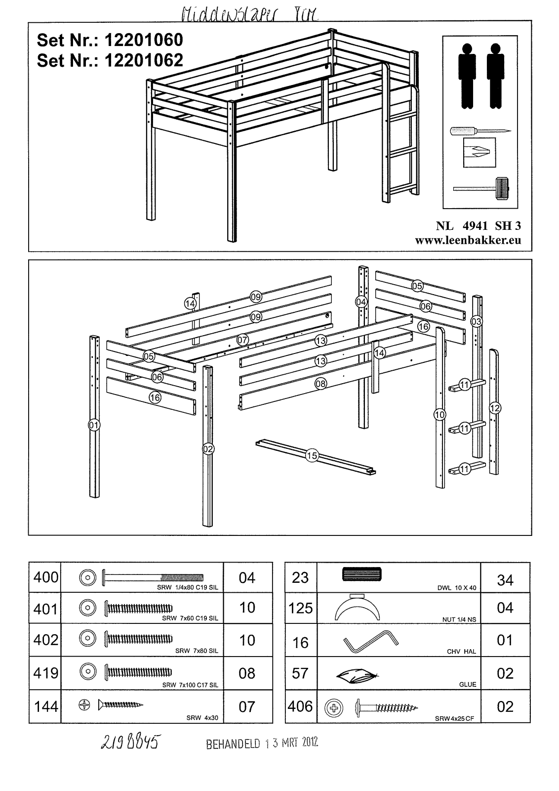 Leen Bakker Tim User Manual