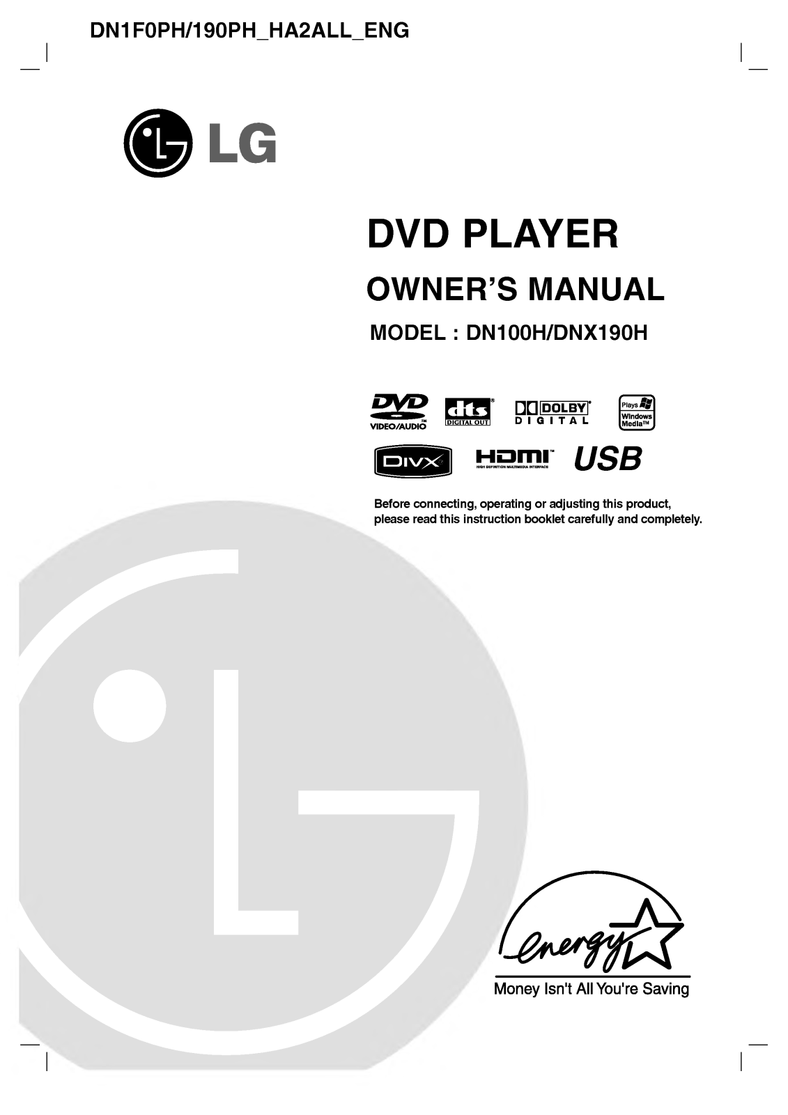 LG DN100H User Manual