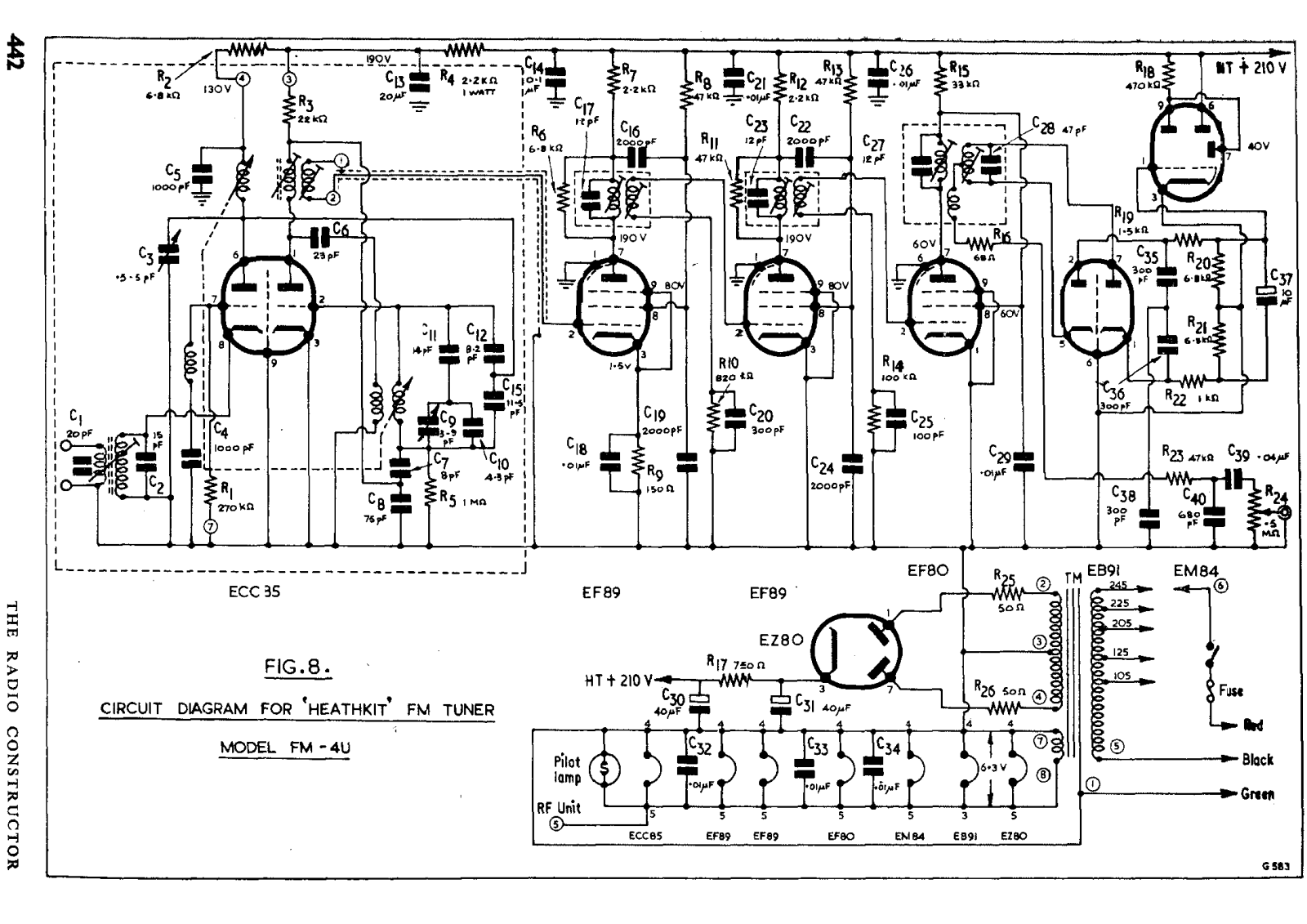 Heathkit 4u schematic