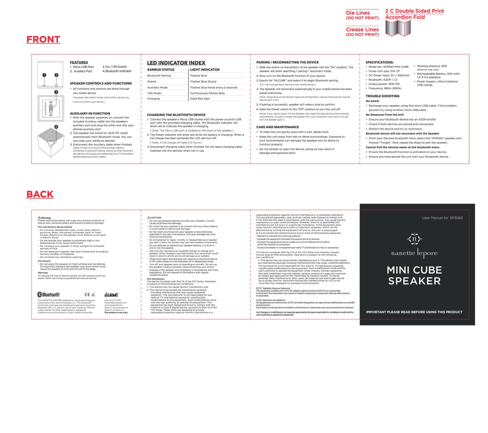 TESONIC SP3062 Users manual