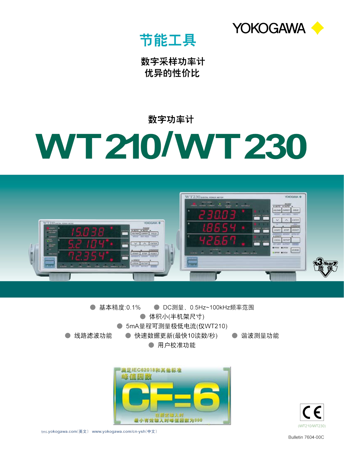 YOKOGAWA WT210, WT230 User Manual