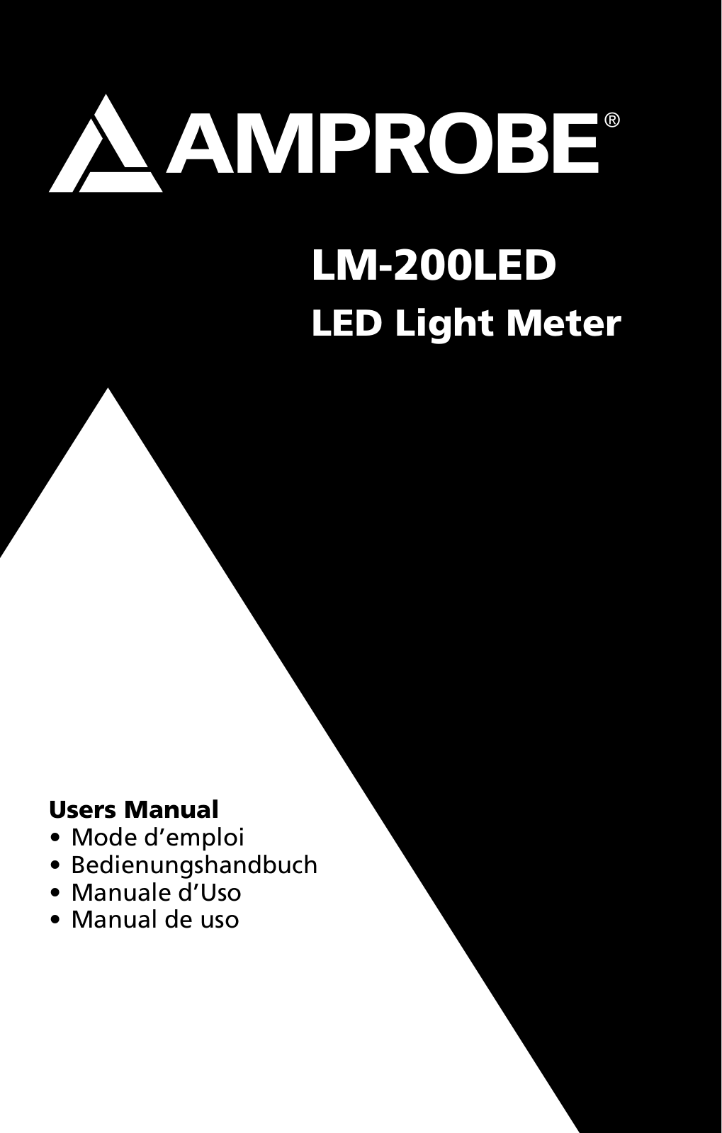 Amprobe LM-200LED Operating Manual