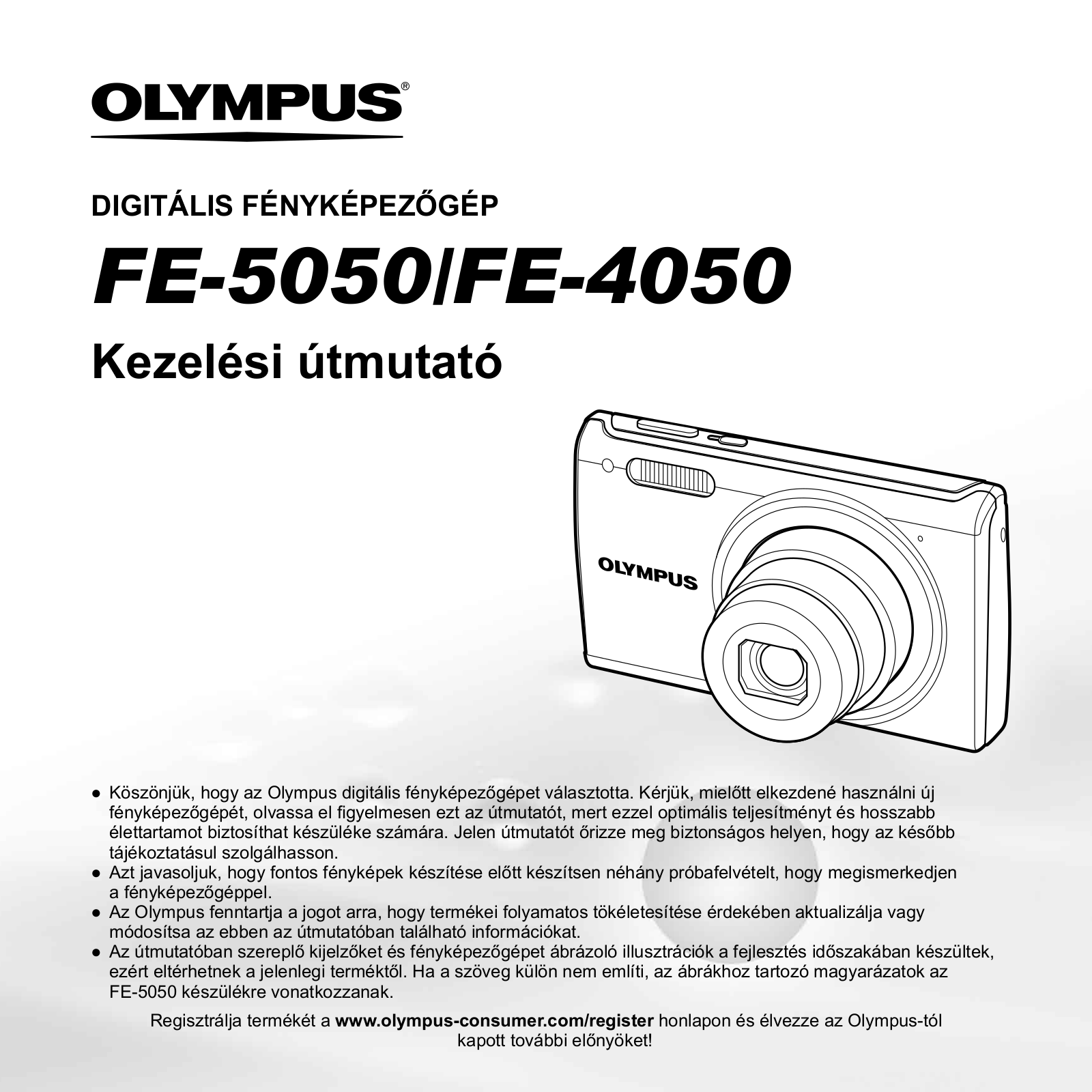 OLYMPUS FE-4050 User Manual