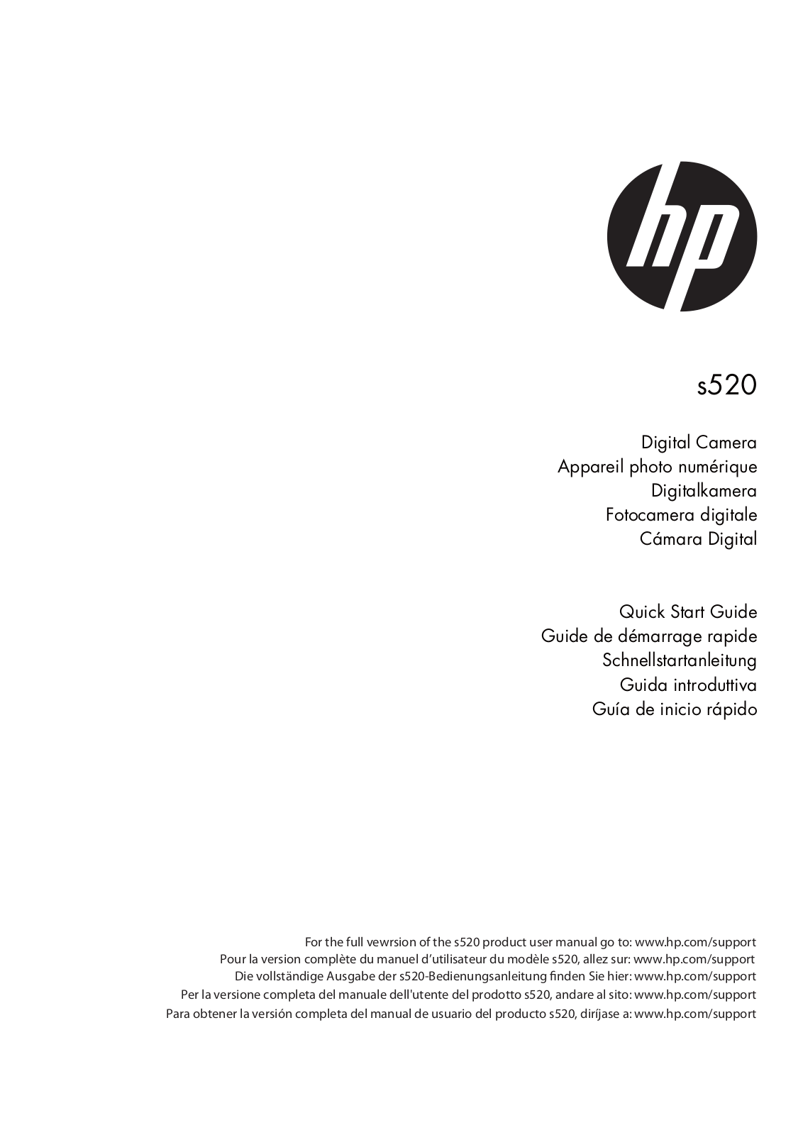 HP s520 Getting Started Guide