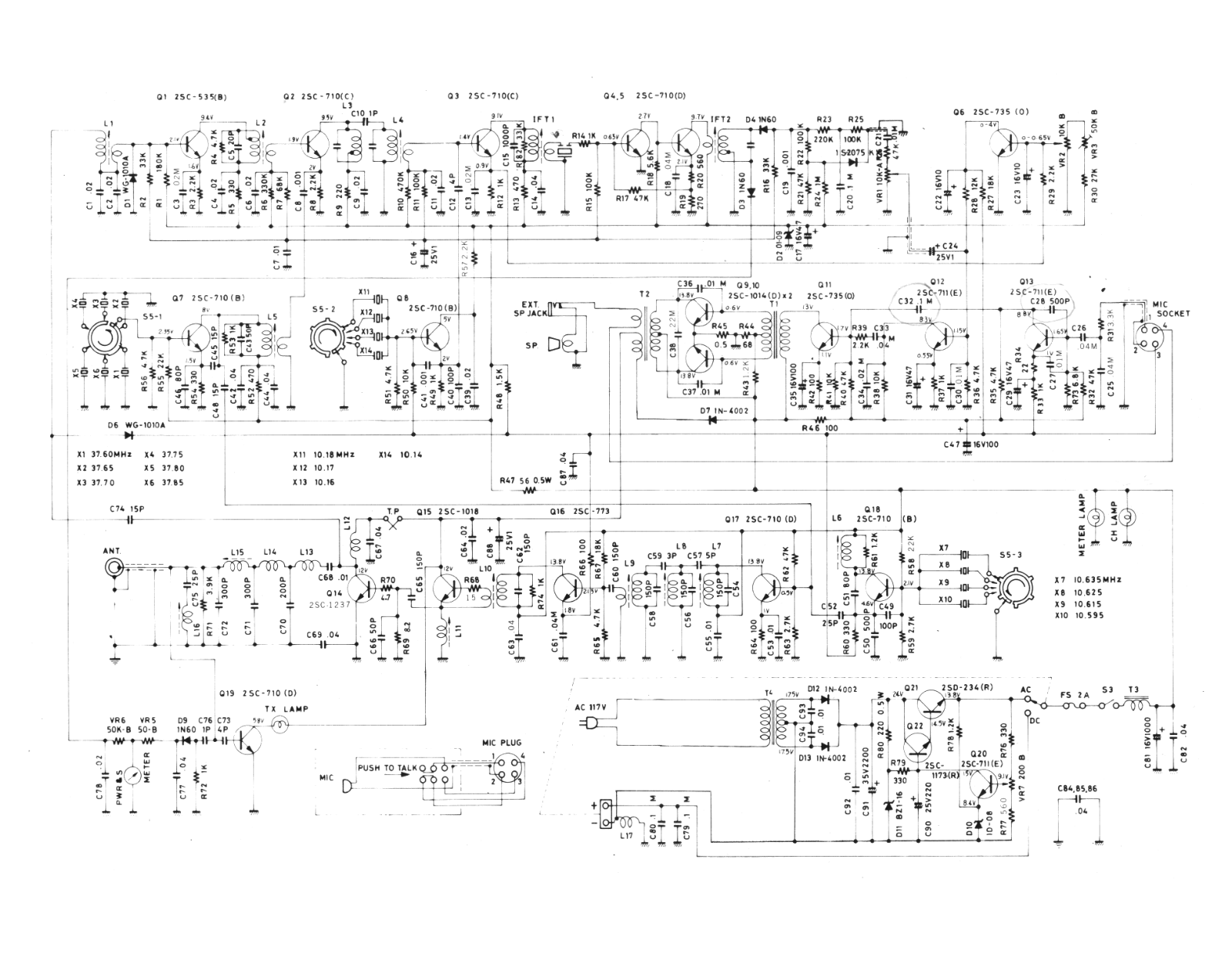 Midland 13-879 Schematic