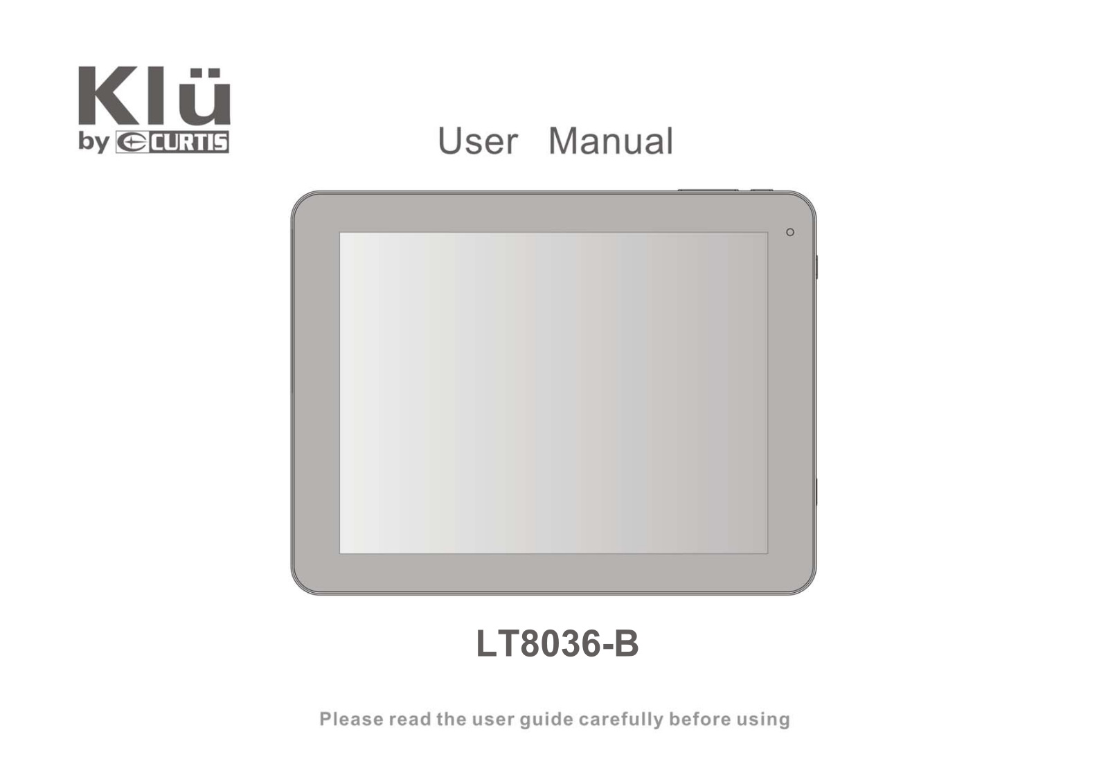 Curtis LT8036-B User Manual