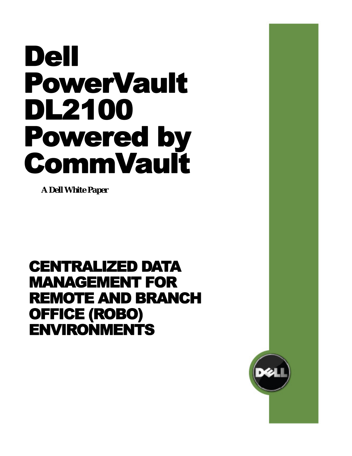 Dell Powervault DL2300 User Manual