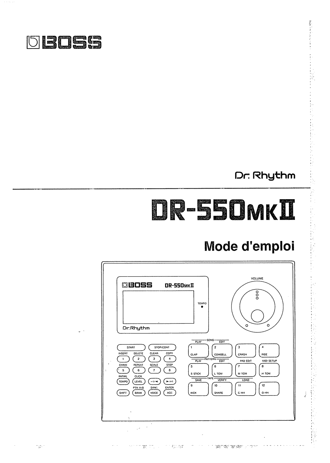 BOSS DR-550MKII User Manual