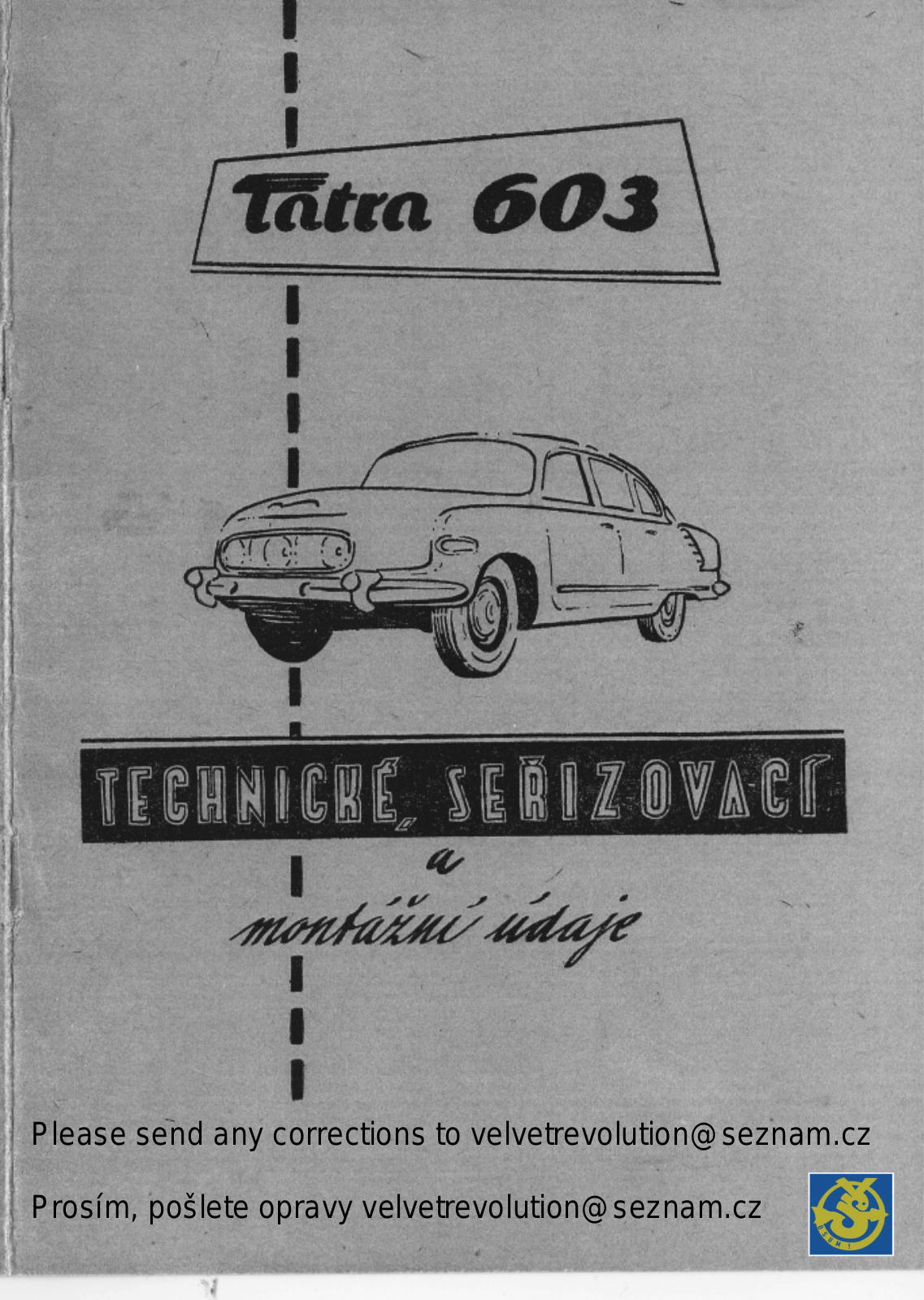 Tatra 603 Service Manual