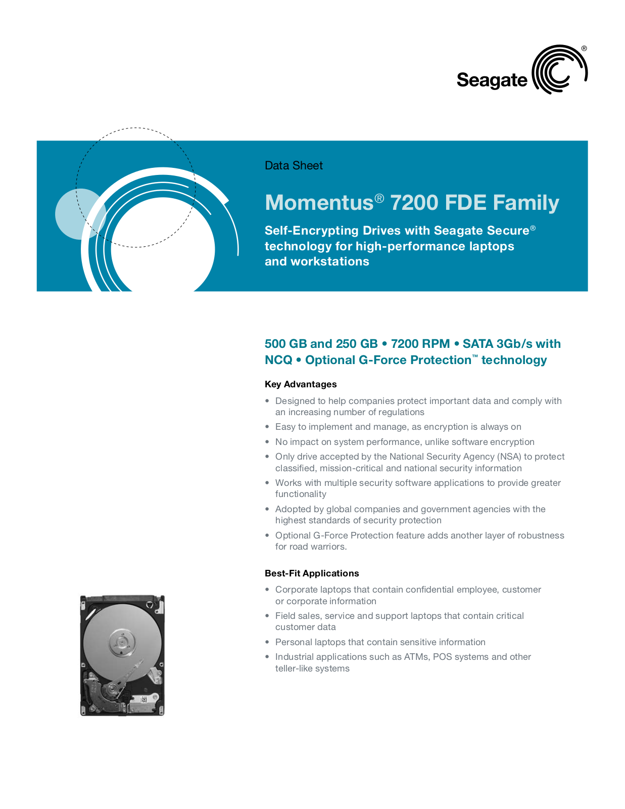 Seagate MOMENTUS 7200 FDE User Manual