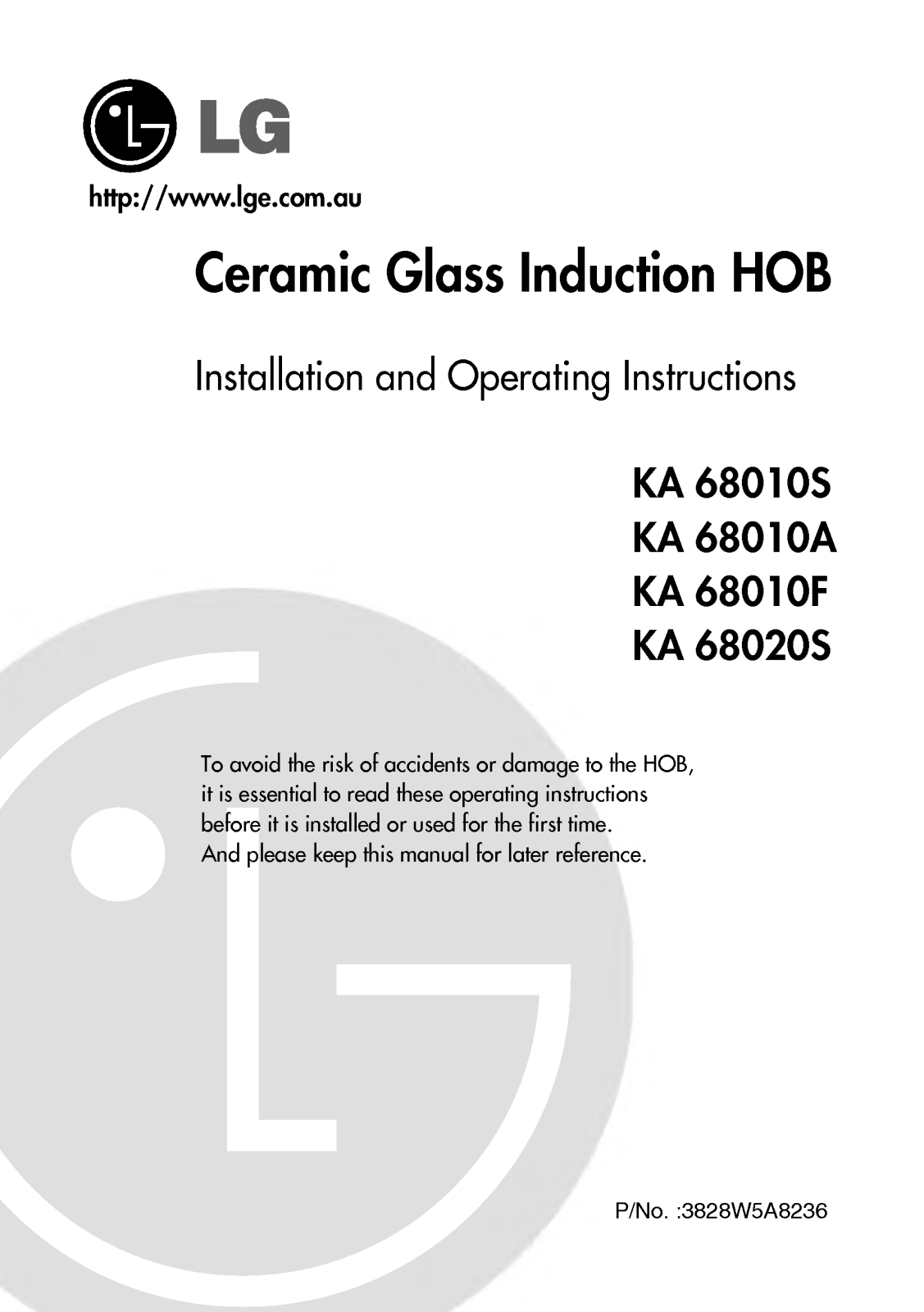 LG KA68010S User Manual