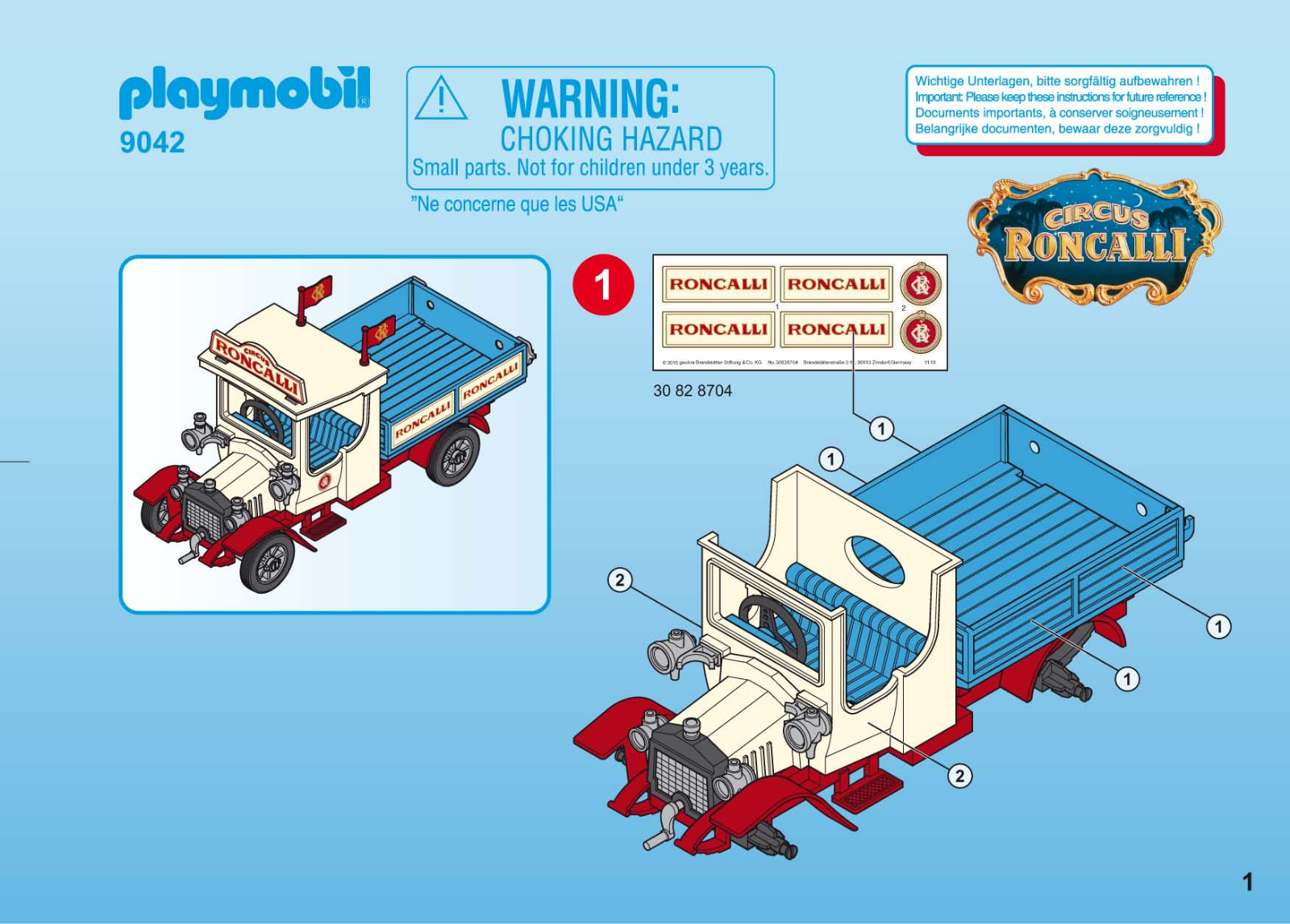 Playmobil 9042 Instructions