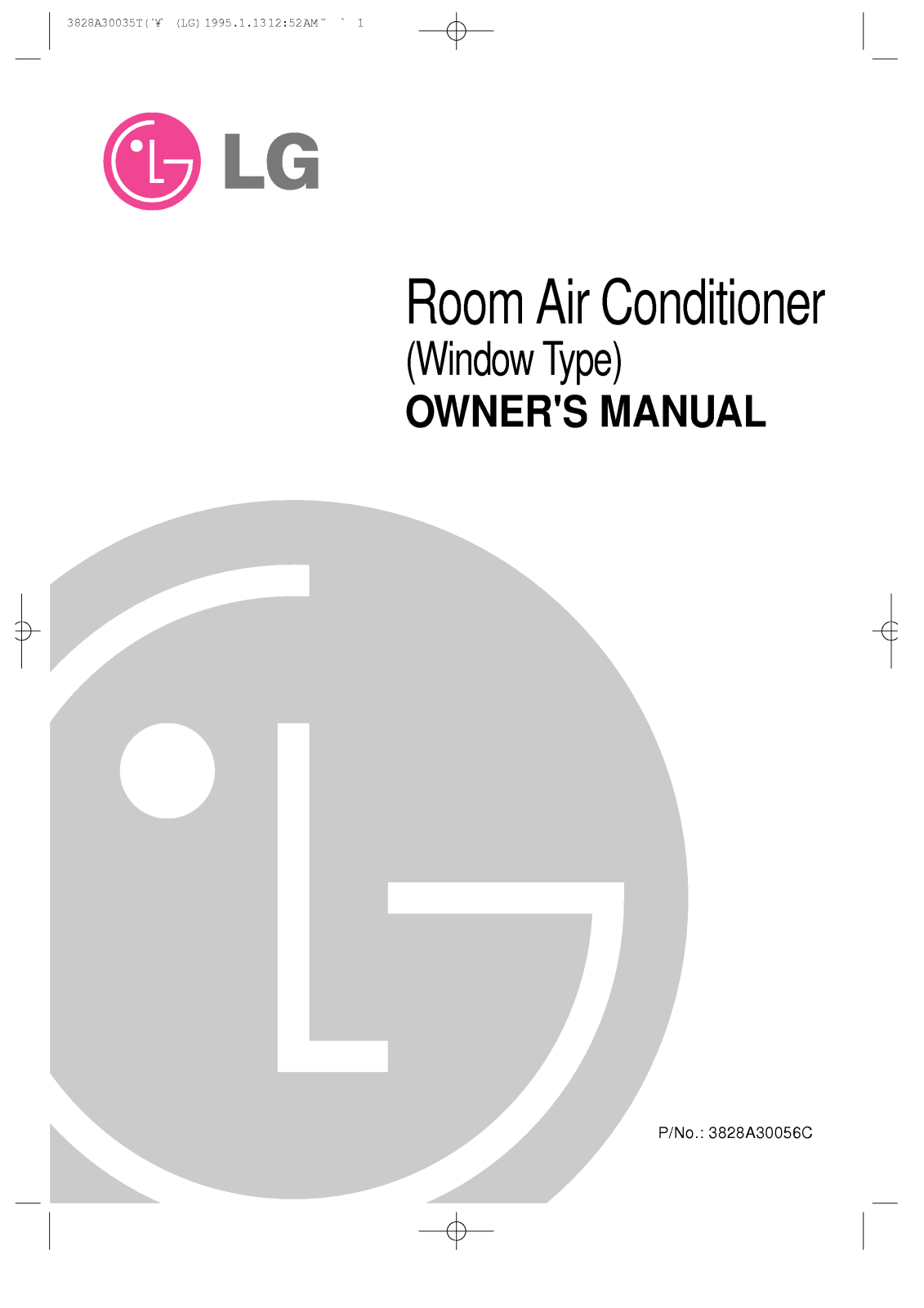 LG LWN1961BCG, LWN1861BCG User Manual