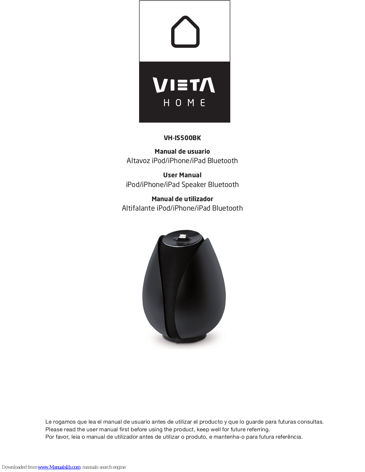 VIETA VH-IS500BK User Manual