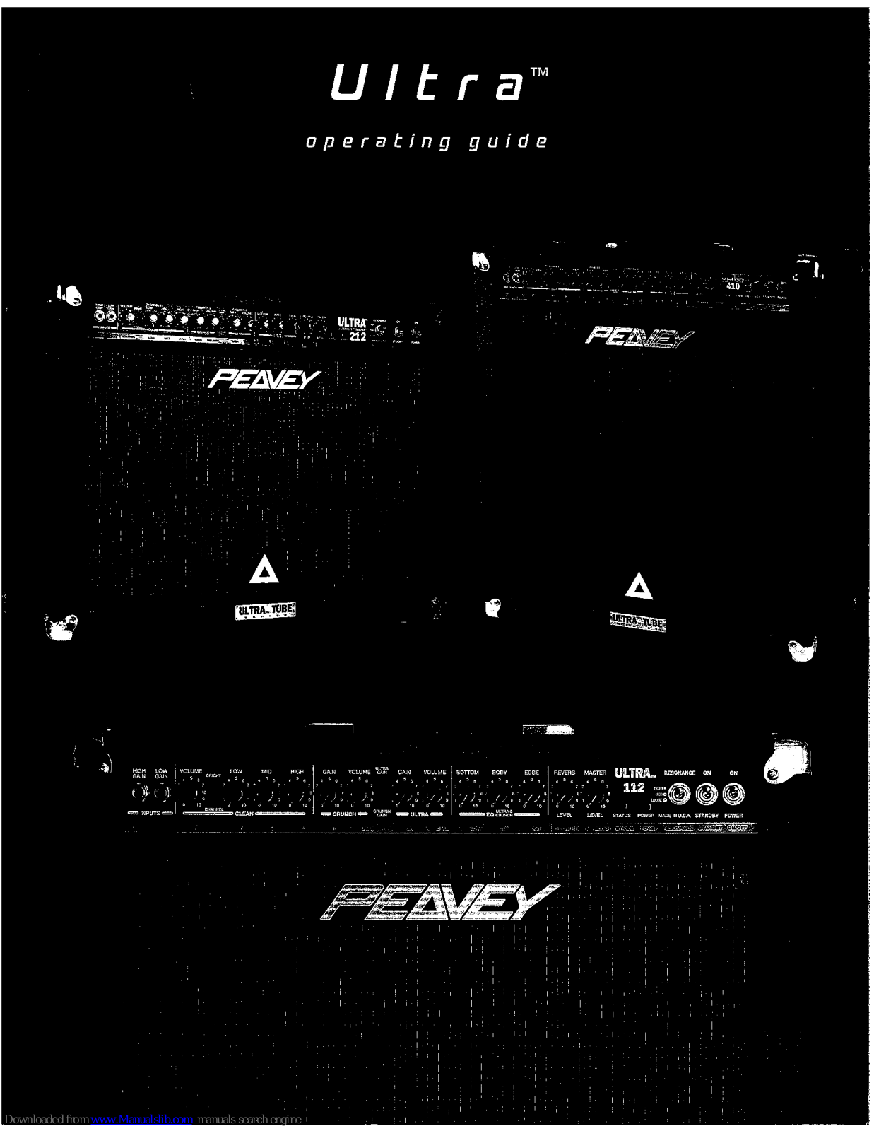 Peavey Ultra User Manual