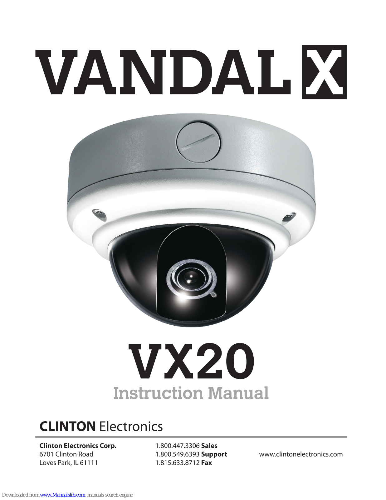 Clinton Electronics VX20 Instruction Manual