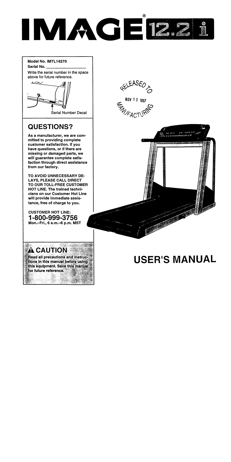 Image IMTL14270 Owner's Manual