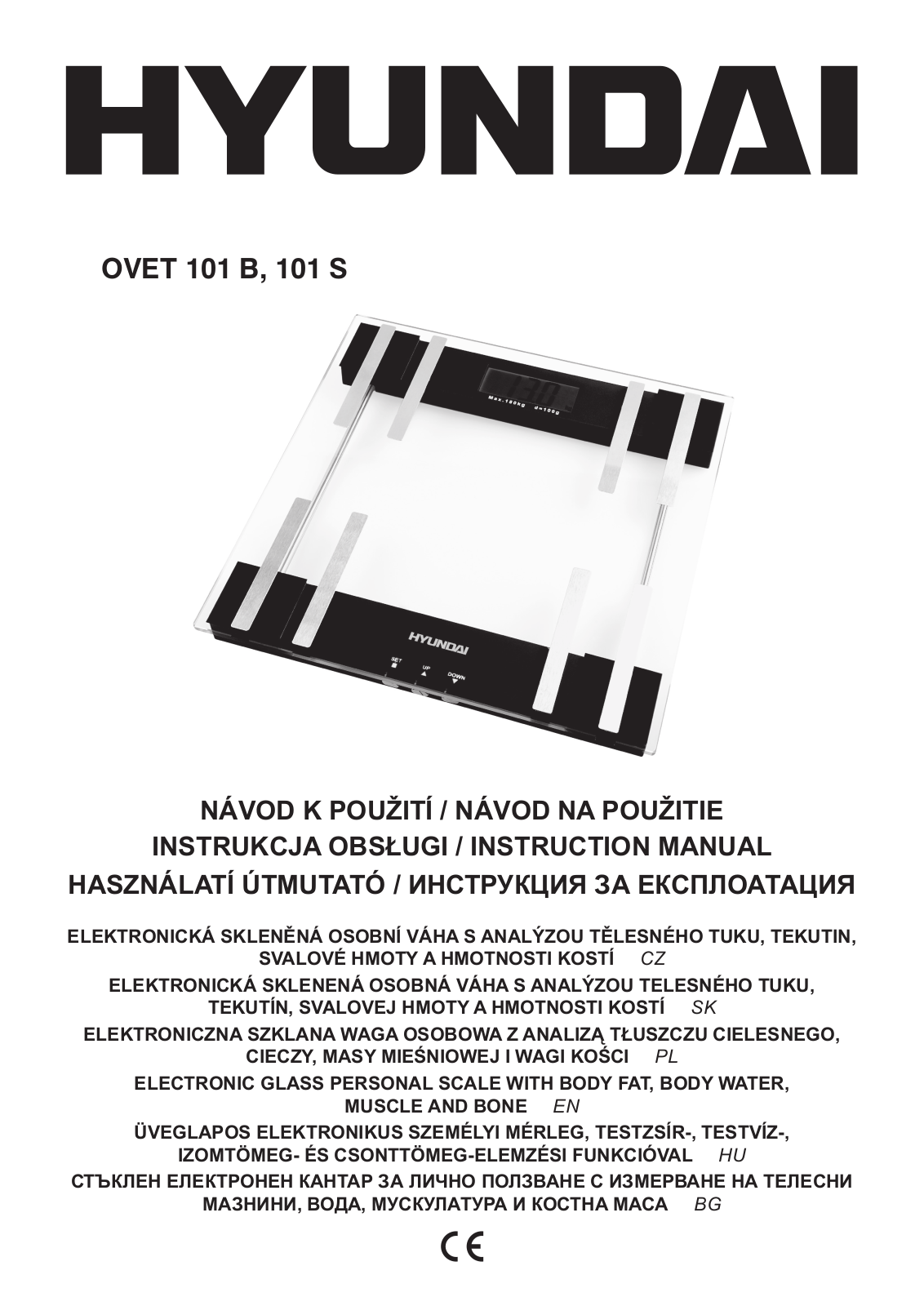 Hyundai OVET 101 S, OVET 101 B User Manual