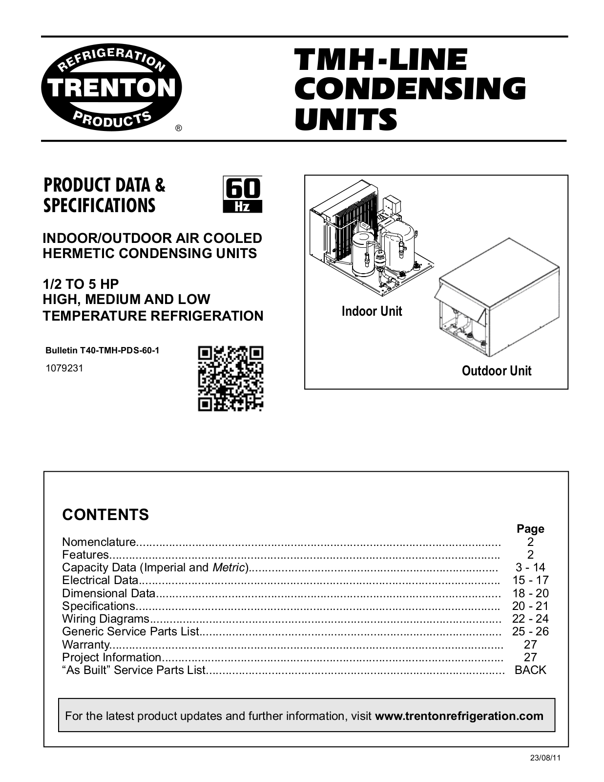 Trenton TMHA005H2 User Manual