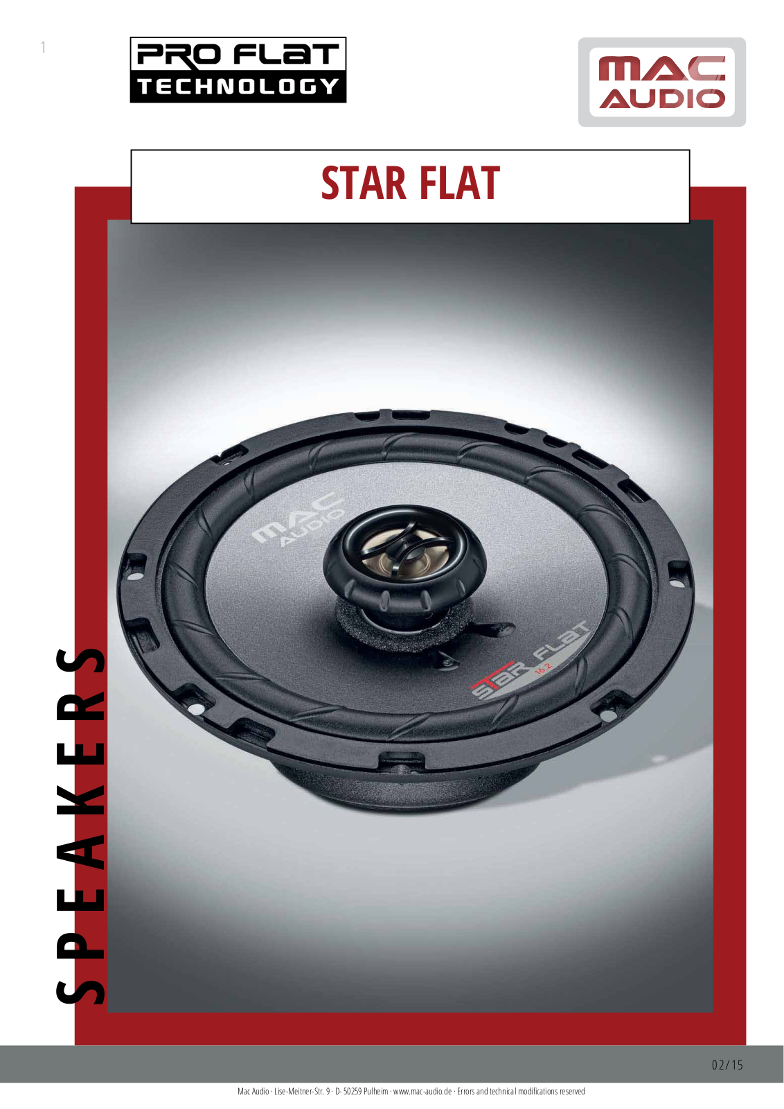 Mac Audio Star Flat 13.2 Service Manual