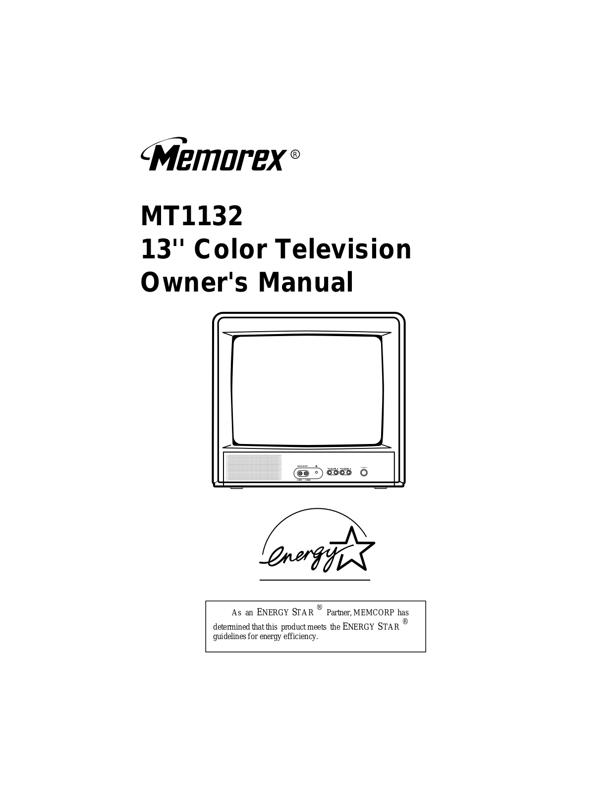 Memorex MT1132 User Manual