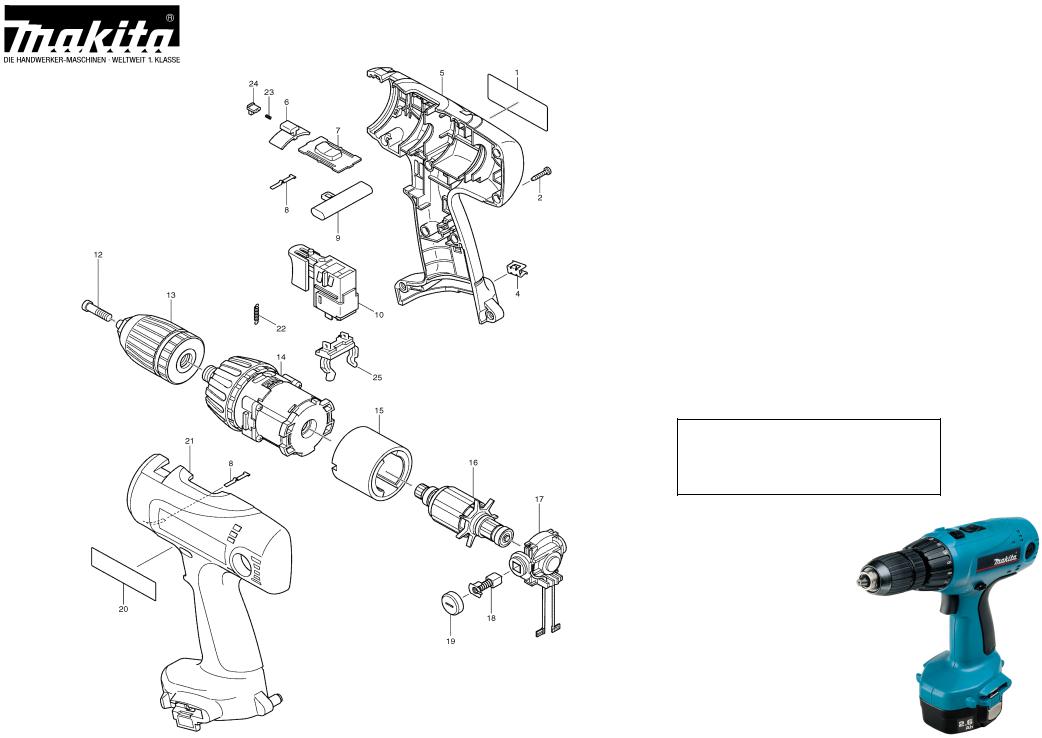 Makita 6337D User Manual