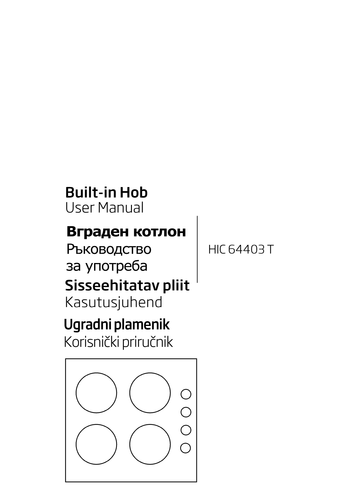 Beko HIC 64403 T User manual