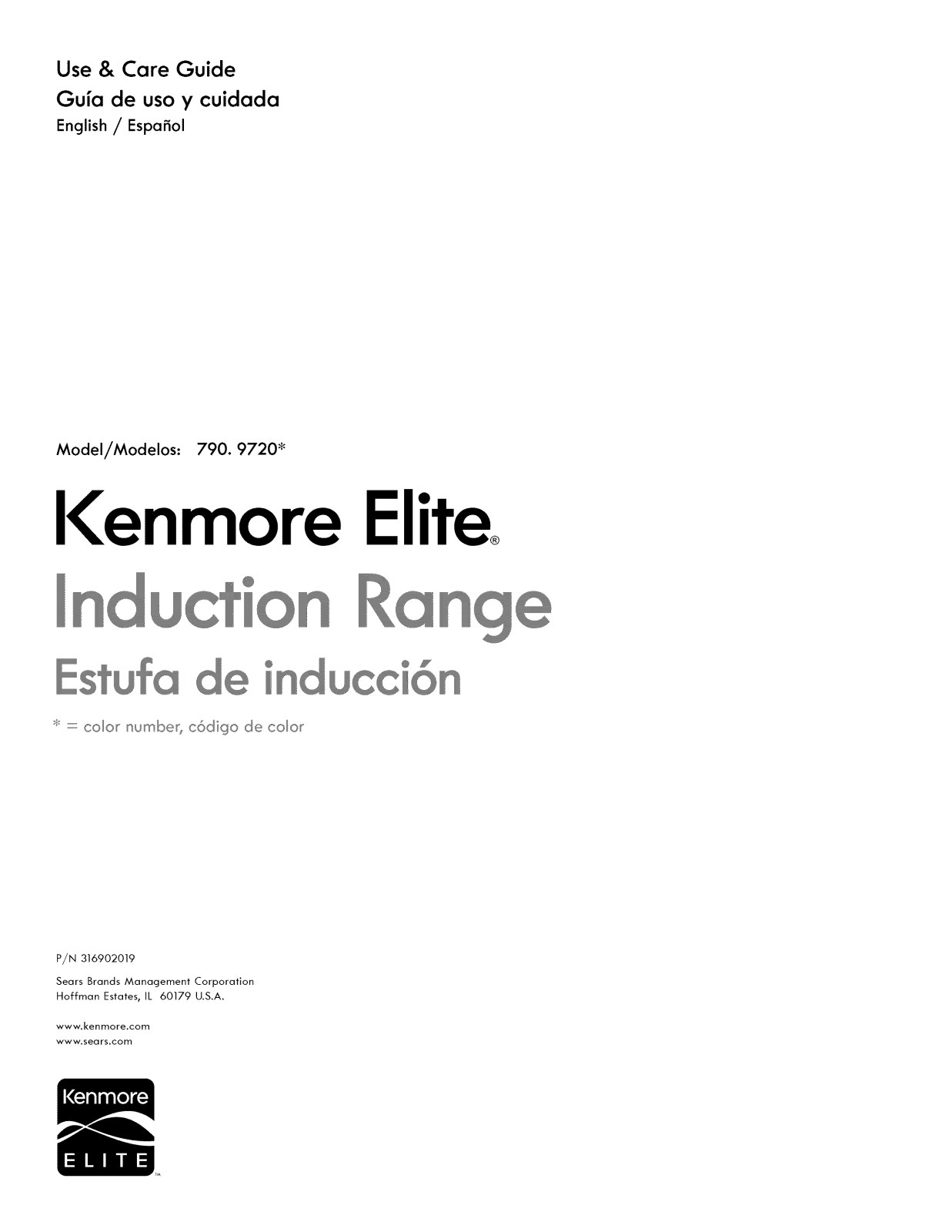 Kenmore Elite 79097203010, 79097203013, 79097203012 Owner’s Manual