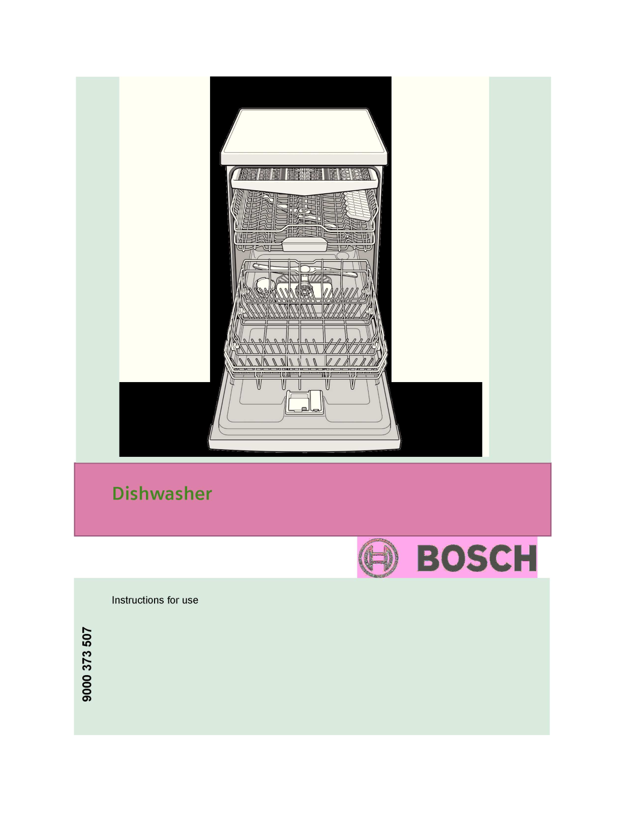 BOSCH SHV68E13UC Instruction Manual