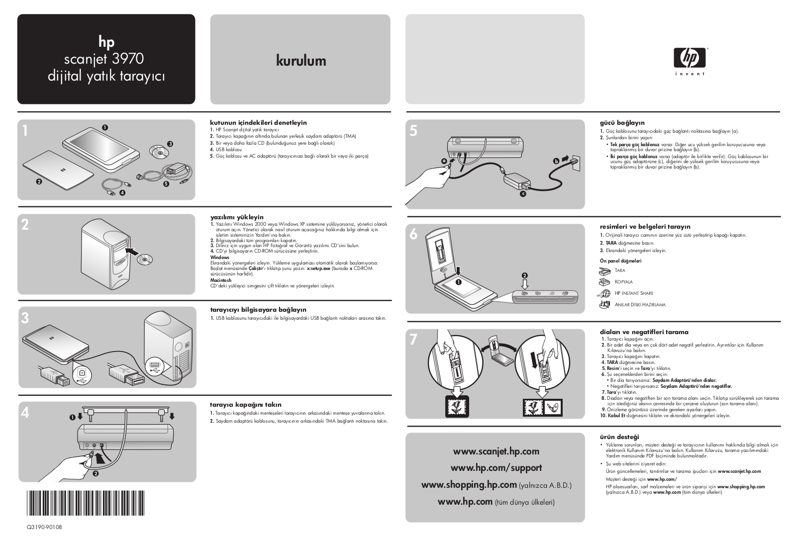 Hp SCANJET 3970 User Manual