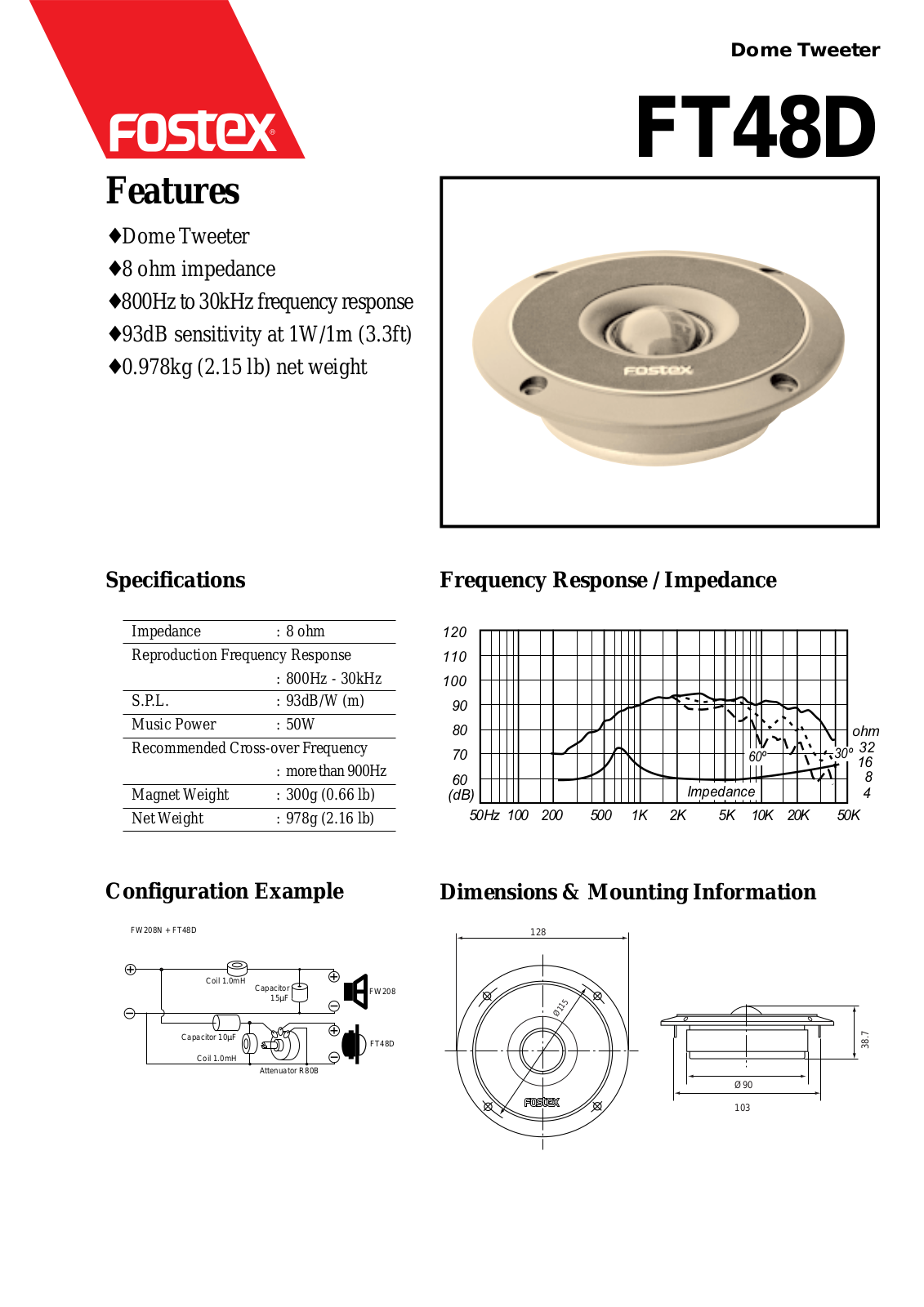 Fostex FT48D User Manual